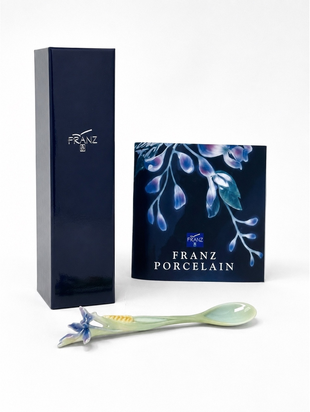 Franz Porcelain Dragonfly Spoon FZ00141 Jen Woo Boxed Collectible